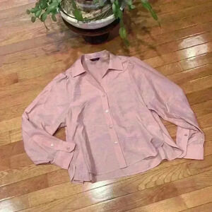 ASM Anna XS button down dusty pink blouse